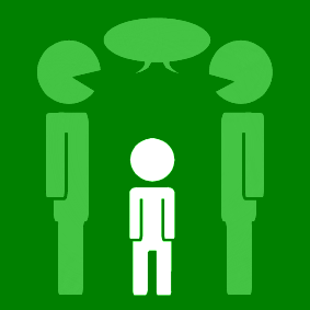 be silent when adults talk